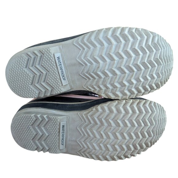 Sorel Black & Pink Leather Waterproof Insulated Women's Winter Snow Boots Size 9 - Picture 8 of 16